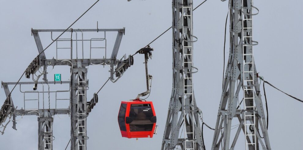 Gondola ride in Gulmarg